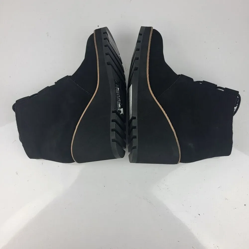Eileen Fisher Capa  Boots Booties Wedge Black Size 7